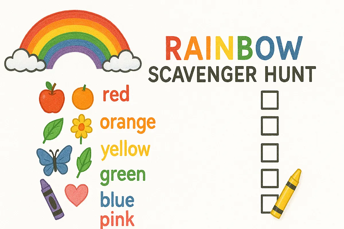 Rainbow Scavenger Hunt