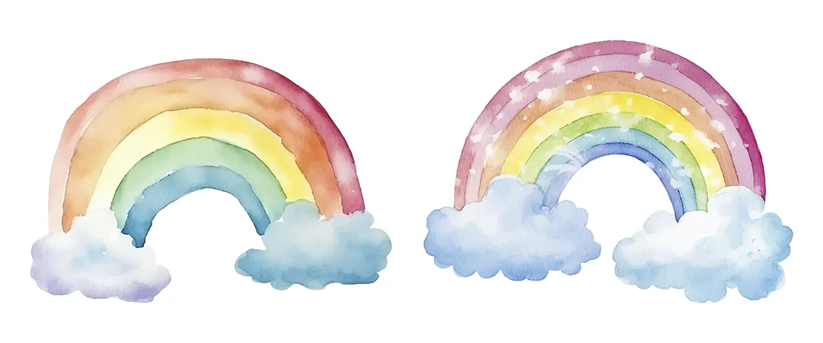 Rainbow Water Painting
