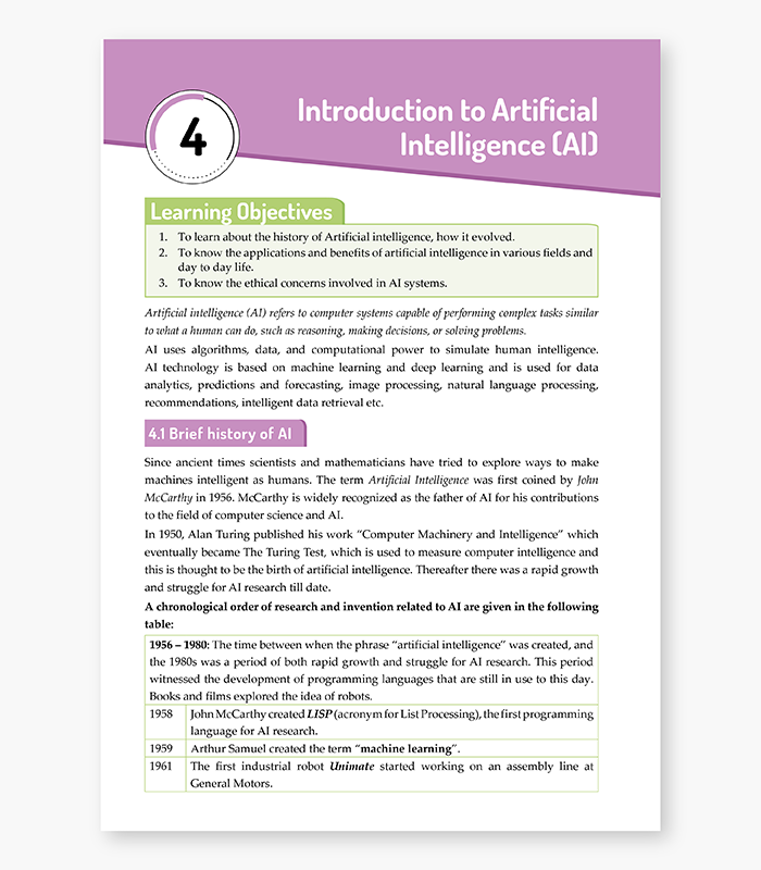 Robotics AI Textbook For ICSE Class 9 4