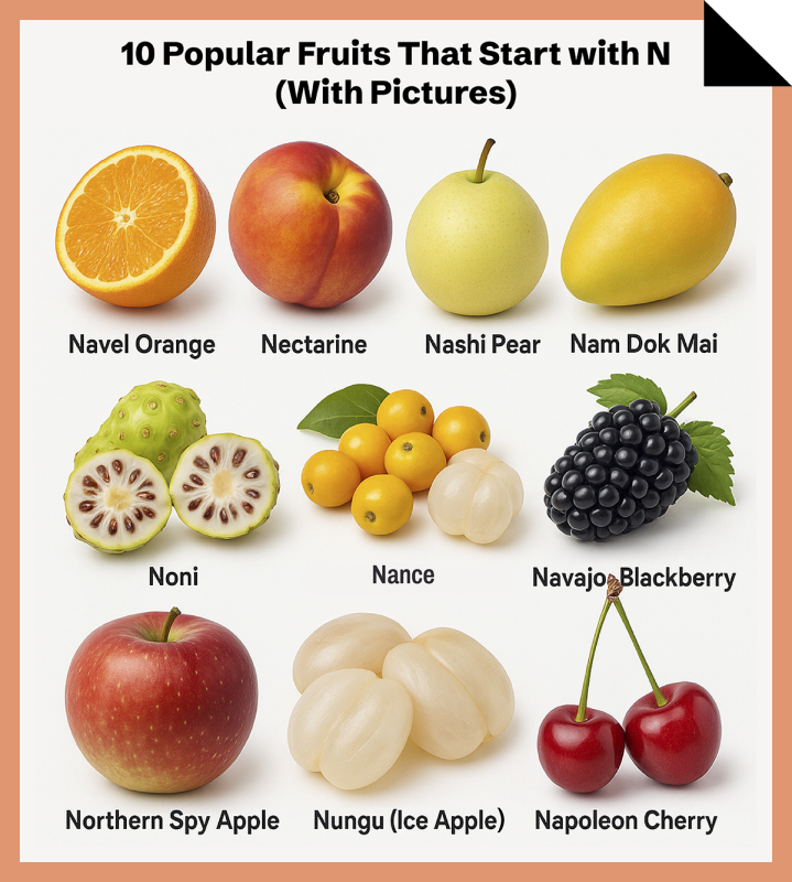 Popular Fruits That Start with N