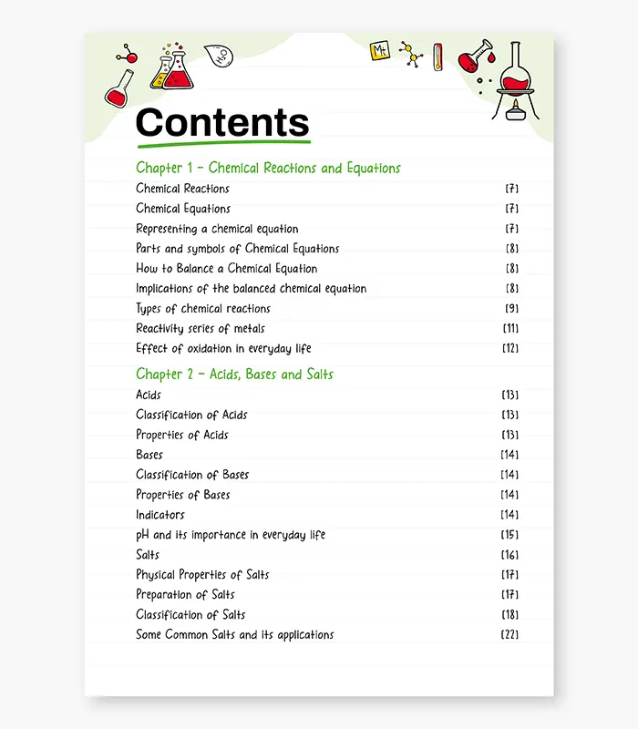 Chemistry Concept Organiser Retriever CBSE Class 10 for Exam 2026 02