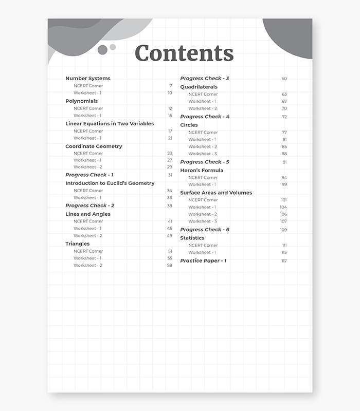 CBSE Chapterwise Worksheets Maths Class 9 02
