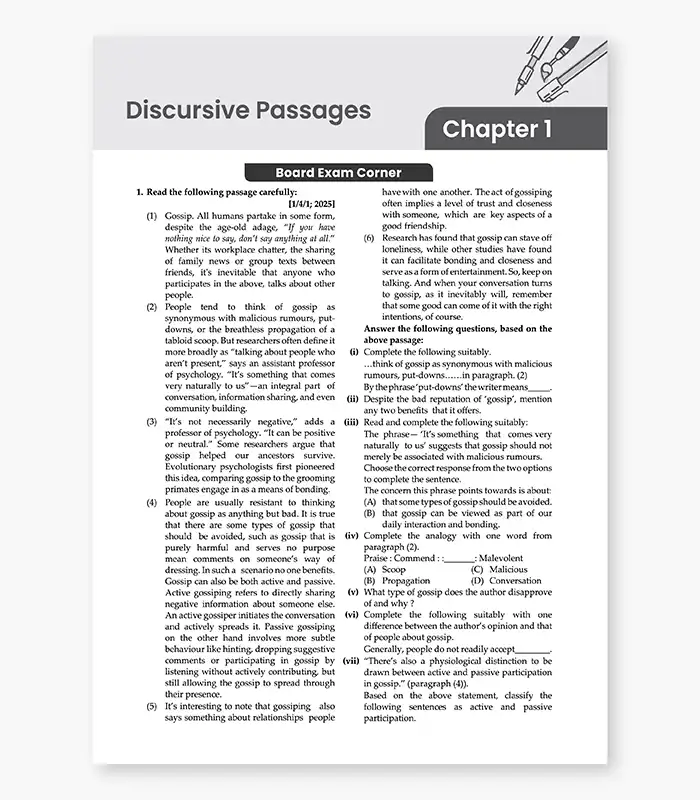 PowerBook CBSE Class 12 English Past Papers For Exam 2026 3