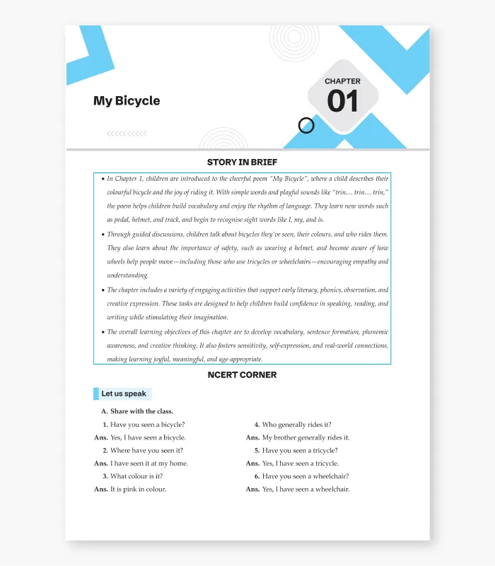 English worksheet for CBSE Class 2 with answers