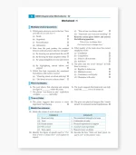 Class 4 English Worksheet
