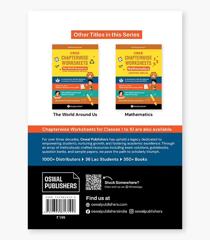 CBSE English Chapterwise Worksheets Class 4 5 1