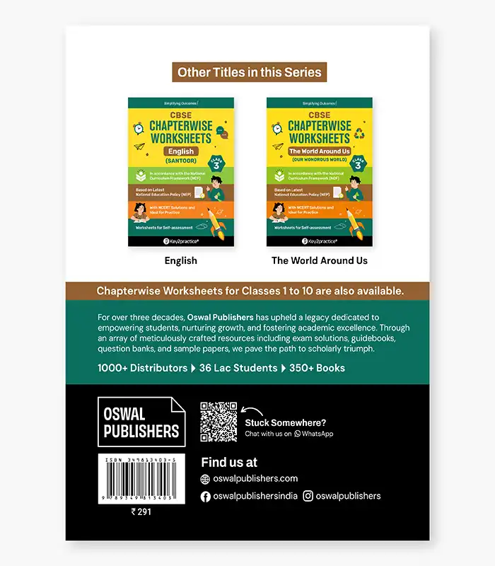 CBSE Maths Chapterwise Worksheets Class 3 5 1
