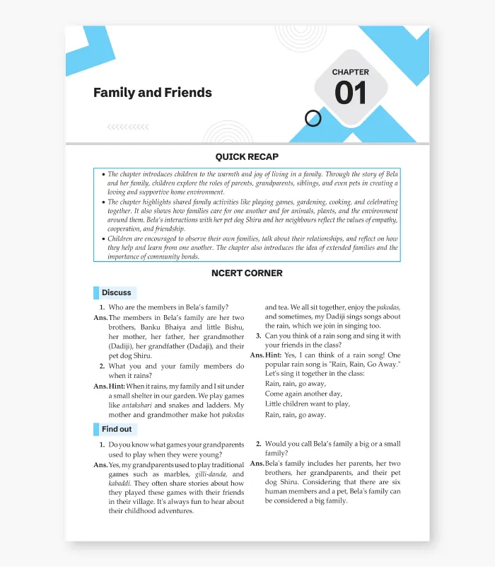 EVS worksheet for CBSE Class 3 with answers