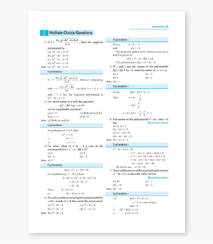 CBSE Class 10 Maths Revision Guide