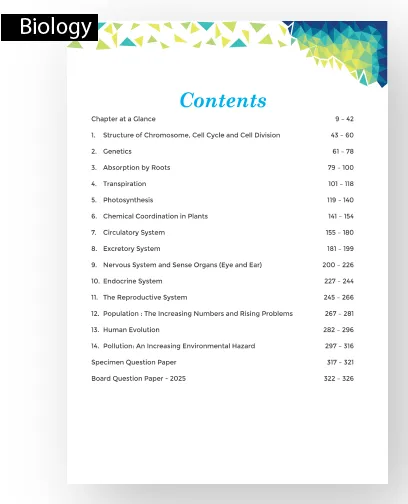 Inside Biology Question Bank for ICSE Class 10 Exam 2027 2
