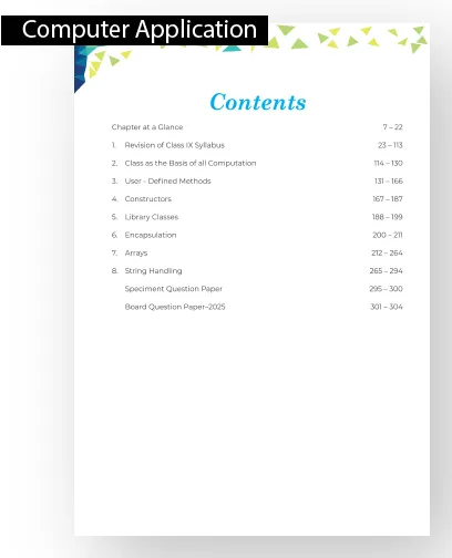 Inside Computer Application Question Bank for ICSE Class 10 Exam 2027