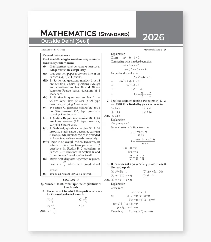 cbse previous year question papers class 10 maths