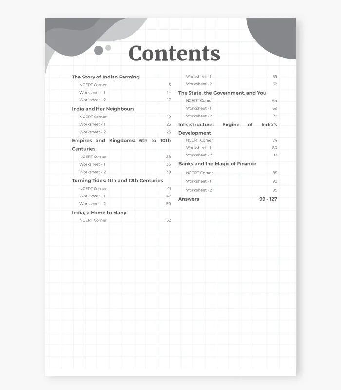 Key2Practice Social Science Chapterwise Worksheets CBSE Class 7 Part II 02