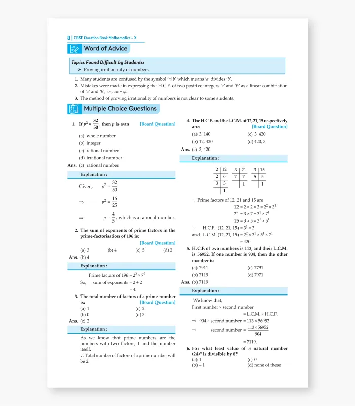 cbse class 10 question bank maths
