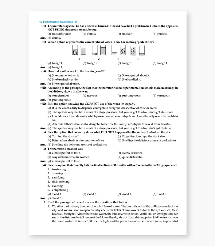 English Core Question Bank for CBSE Class 11 Exam 2027 4