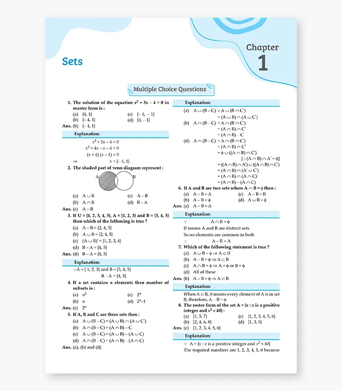 Mathematics Question Bank for CBSE Class 11 Exam 2027 3