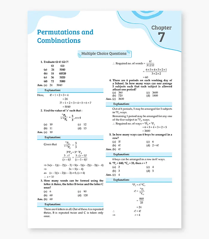 Mathematics Question Bank for CBSE Class 11 Exam 2027 4