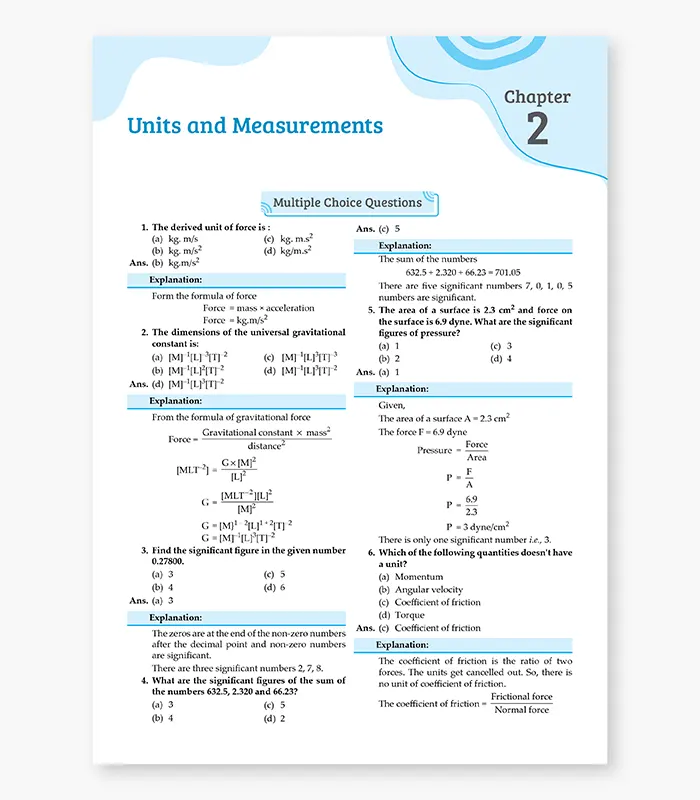 Physics Question Bank for CBSE Class 11 Exam 2027 3 1